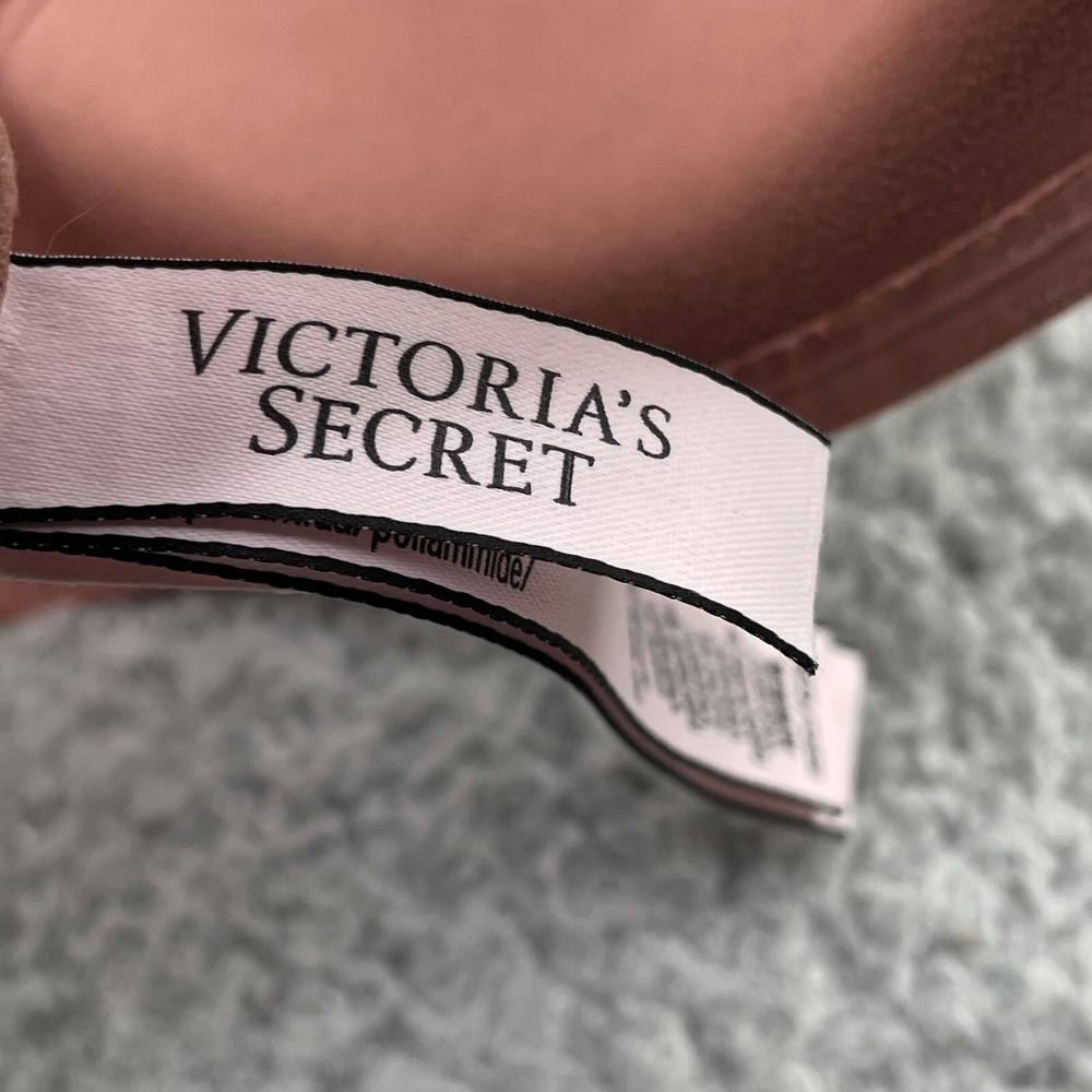 Victoria's Secret Women's Not Wire Push Up Bra Womens 32C Orange Brown Coquette - Picture 3 of 7